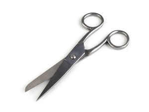 Foarfecă premium din metal nichelat pentru galanterie și uz casnic (13 cm)