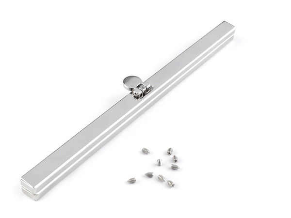 Ramă metalică premium de 19 cm pentru geantă - Ramă cu fixare prin înșurubare pentru confecționarea manuală de genți și poșete