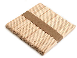 Spatule din lemn de culoare ivoriu natural pentru activități creative - Bețișoare de precizie de 0,9 x 11,4 cm pentru lucru manual, decoupage, modelare 3D și proiecte educaționale
