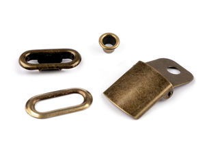 Cataramă metalică culisantă premium cu ocheți pentru șapcă de baseball - Set de accesorii pentru reglarea și repararea curelei