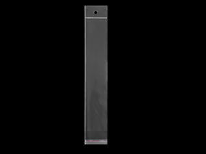 Pungi transparente din plastic autoadezive cu agățătoare - 5x25.5 cm