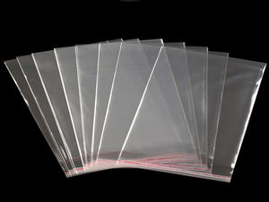 Pungi premium autoadezive din celofan transparent (16x16 cm) - Ambalaje din plastic lucios pentru prezentarea bijuteriilor și a seturilor