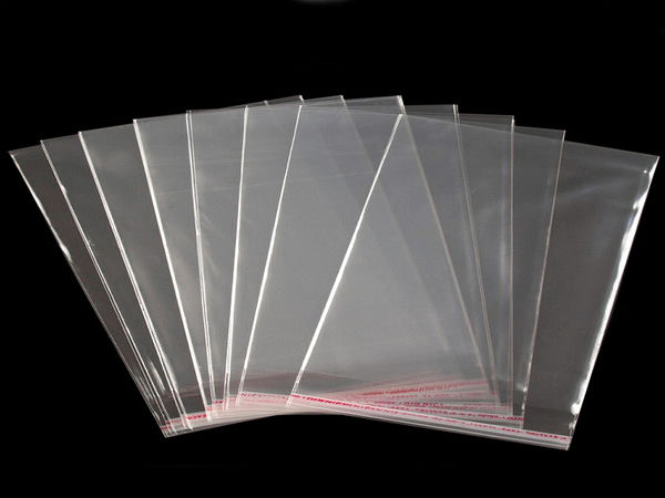 Pungi premium autoadezive din celofan transparent (16x16 cm) - Ambalaje din plastic lucios pentru prezentarea bijuteriilor și a seturilor
