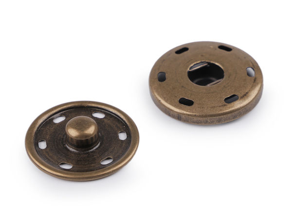 Capse metalice premium de cusut - Capse mari de 30 mm pentru paltoane, jachete, genți și tricotaje