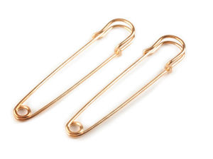 Ac de siguranță premium de mari dimensiuni și ac pentru kilt (13x75 mm) - Bază decorativă pentru broșe, șaluri, nunți și proiecte de artizanat