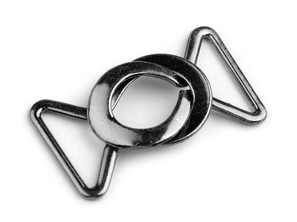 Închizătoare decorativă tip cataramă metalică premium - Orificiu de trecere 24 mm