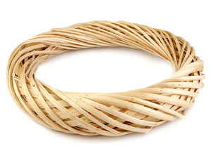 Bază premium din răchită pentru coronițe decorative de ușă și perete, Ø 34 cm