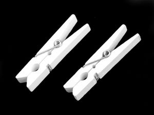 Cârlige premium din lemn pentru rufe și activități creative (7x48 mm) - Cleme multifuncționale din lemn pentru uscat rufe și proiecte DIY