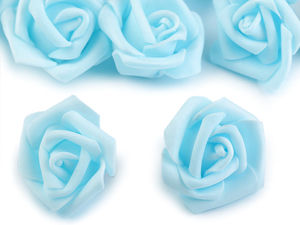 Trandafiri decorativi premium din spumă (3-4 cm) - Flori artificiale pentru nunți și proiecte creative