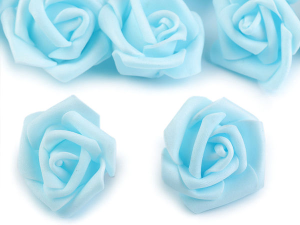Trandafiri decorativi premium din spumă (3-4 cm) - Flori artificiale pentru nunți și proiecte creative