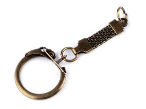 Inel metalic premium pentru breloc, cu carabină și închizătoare - Accesoriu versatil pentru bijuterii handmade și genți