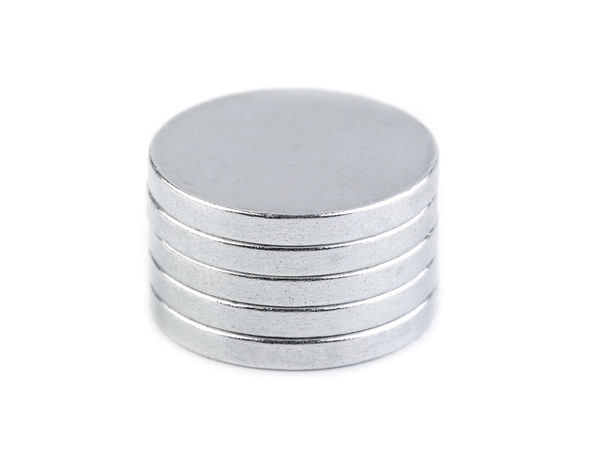 Magnet rotund premium de mare putere (Ø15 mm) - Magnet disc puternic pentru croitorie, galanterie și proiecte creative, nichel