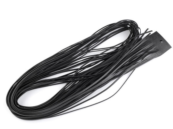 Șnur plat din piele naturală premium (2mm x 110cm) – Bandă din piele de porc pentru confecționarea bijuteriilor, mărgelit, împletituri și șnuruire