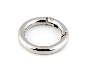 Inele O rotunde premium cu resort - Carabine metalice de 25 mm pentru poșete, genți și brelocuri