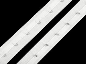 Bandă premium cu moș și babă pe un singur rând (25 mm) | Set de extensie pentru corsete, lenjerie intimă și costume de baie