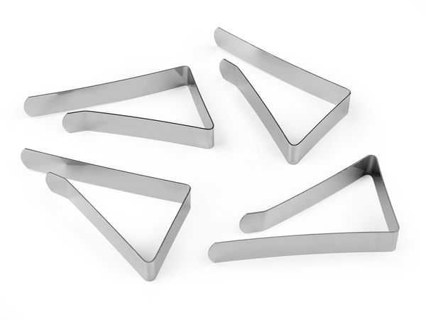 Cleme premium pentru fața de masă (set de 4 bucăți) - Dispozitive de fixare rezistente și flexibile pentru interior, exterior și protecție împotriva vântului
