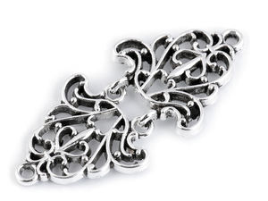Închizătoare filigranată premium pentru pelerine - Închizătoare metalică decorativă pentru mantii, curele și poșete