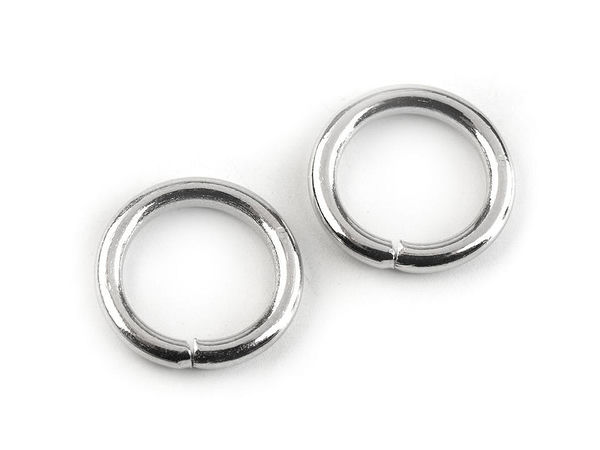 Inel rotund metalic / Inel de legătură premium Ø12mm – Accesorii nesudate pentru genți, curele și lucru manual