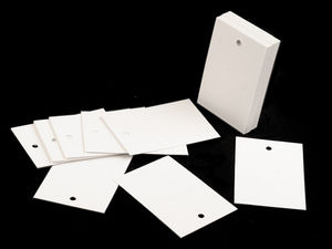 Etichete premium din carton (40x60 mm) - Cartonașe de calitate superioară pentru prețuri și prezentare produse