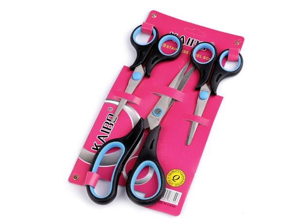Set premium de 3 foarfece universale de uz casnic cu mâner ergonomic confortabil