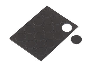 Magneți autoadezivi premium pentru lucru manual - Set de 12 bucăți (Negru)