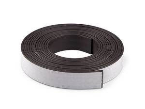 Rolă de bandă magnetică autoadezivă Premium - Bandă magnetică flexibilă pentru proiecte de lucru manual, birou și organizarea casei (Negru)