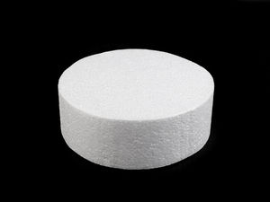 Machetă rotundă premium din polistiren pentru tort, DIY (Ø15 cm) – Bază din polistiren de înaltă densitate pentru decorare și proiecte creative