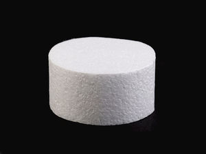 Machetă rotundă premium din polistiren pentru tort - Formă de 10 cm pentru lucru manual și decorare