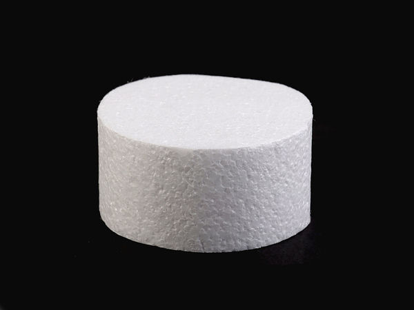 Machetă rotundă premium din polistiren pentru tort - Formă de 10 cm pentru lucru manual și decorare