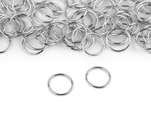 Inele metalice de legătură premium Ø10,5 mm - Zale de conexiune pentru bijuterii și galanterie (Pachet 20g, aprox. 100 buc.)