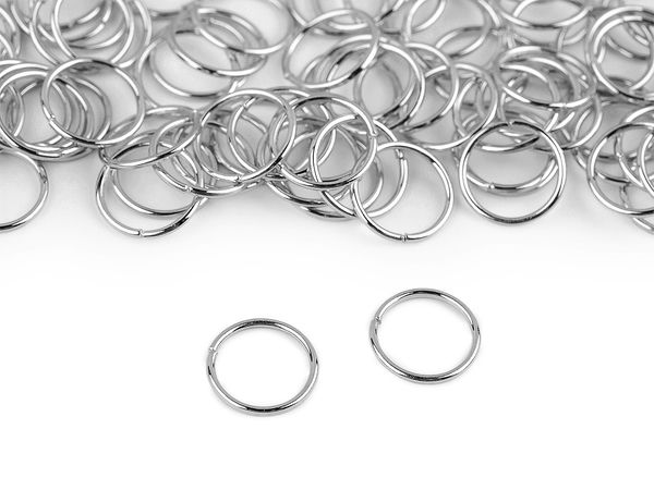 Inele metalice de legătură premium Ø10,5 mm - Zale de conexiune pentru bijuterii și galanterie (Pachet 20g, aprox. 100 buc.)