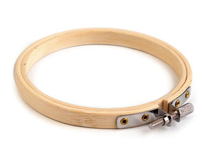 Gherhef premium din bambus, 10 cm - Finisaj fag