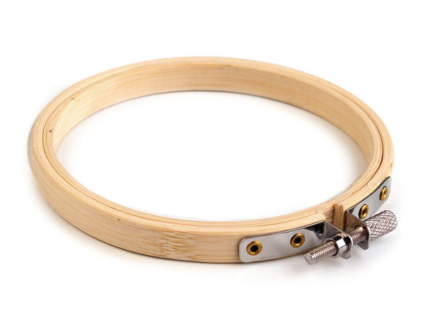 Gherhef premium din bambus, 10 cm - Finisaj fag