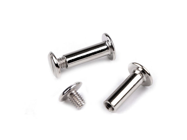 Șuruburi Chicago premium pentru legătorie - Nituri metalice pentru legătorie de cărți, scrapbooking, marochinărie și proiecte DIY