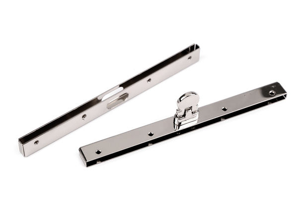 Ramă metalică premium de 12 cm cu șuruburi pentru clutch | Feronerie pentru confecționarea de genți și poșete