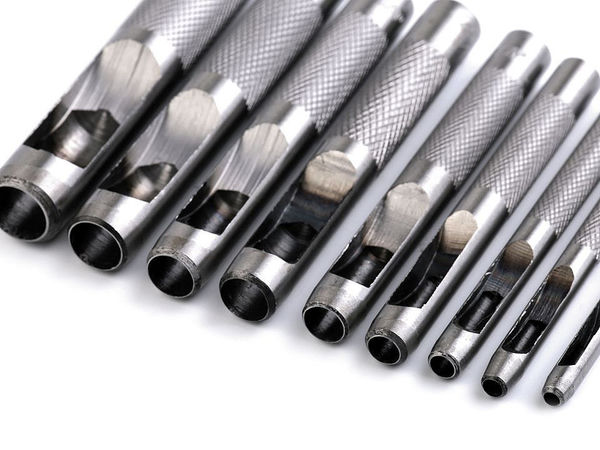 Set premium de preducele pentru materiale textile și piele - Trusă de 9 preducele rotunde de înaltă rezistență (3mm - 12mm)