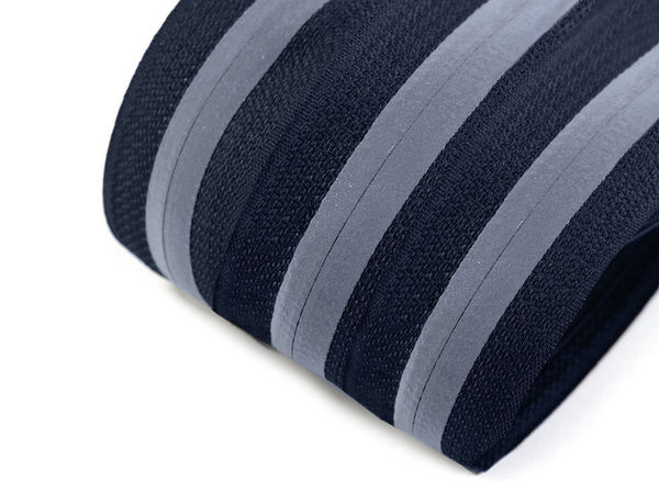 Fermoar spiralat din nylon nr. 5 la metru, reflectorizant și invizibil, pentru articole sportive și echipamente outdoor