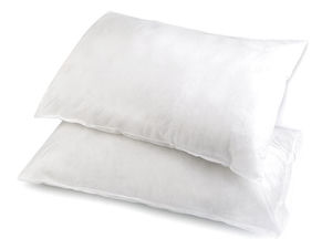 Interior de pernă premium din fibră tubulară albă - 30x50 cm, umplutură elastică din poliester, 350g