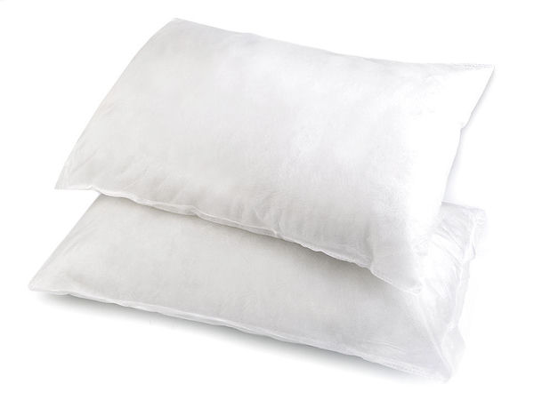 Interior de pernă premium din fibră tubulară albă - 30x50 cm, umplutură elastică din poliester, 350g
