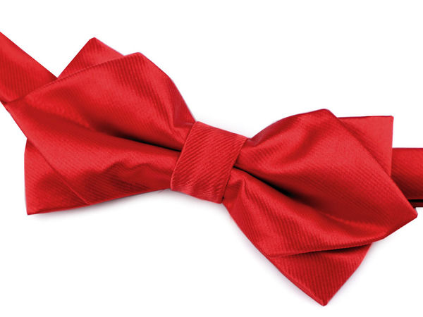 Papion clasic din satin pentru bărbați - Lungime reglabilă, în cutie premium cu fereastră