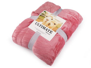 Pătură premium cu două fețe din fleece Sherpa - Pătură cu două straturi, ultra-moale și călduroasă (150x200 cm)