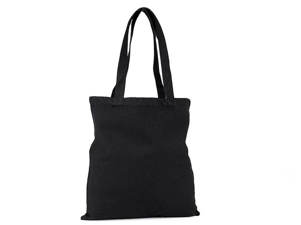 Sacoșă premium din pânză de bumbac pentru decorat și cumpărături (35 x 39 cm)