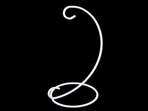 Suport metalic premium pentru aerarii din sticlă, eprubete decorative și ornamente suspendate (22 cm)