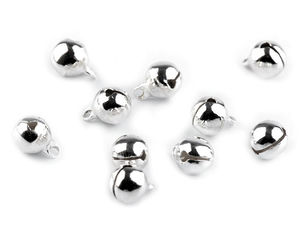Zurgălăi metalici premium Ø 6mm - Mini zurgălăi lavabili și rezistenți la rugină pentru proiecte creative și decorațiuni vestimentare