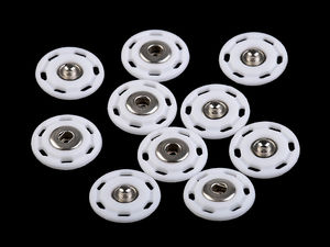 Capse de cusut din plastic (Ø25mm) - Capse rotunde mari pentru paltoane, jachete, genți și articole de galanterie