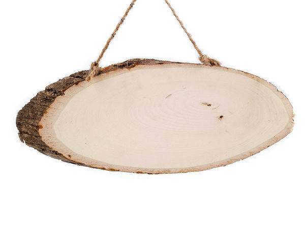 Felii ovale din crengi de lemn natural pentru proiecte creative, decorațiuni și aranjamente de nuntă
