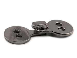Sistem de închidere premium cu copci metalice tip moș și babă - Alternativă lavabilă și rezistentă la rugină pentru nasturi, ideală pentru cardigane, veste și pulovere