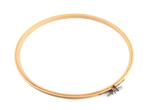 Gherghef premium din bambus pentru broderie (Ø22 cm) cu șurub de strângere metalic – Proiecte creative versatile, înrămare și prinzătoare de vise