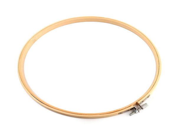 Gherghef premium din bambus pentru broderie (Ø22 cm) cu șurub de strângere metalic – Proiecte creative versatile, înrămare și prinzătoare de vise