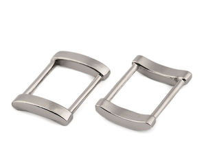 Anouri metalice dreptunghiulare premium (20 mm, finisaj nichelat) pentru genți, poșete și îmbrăcăminte